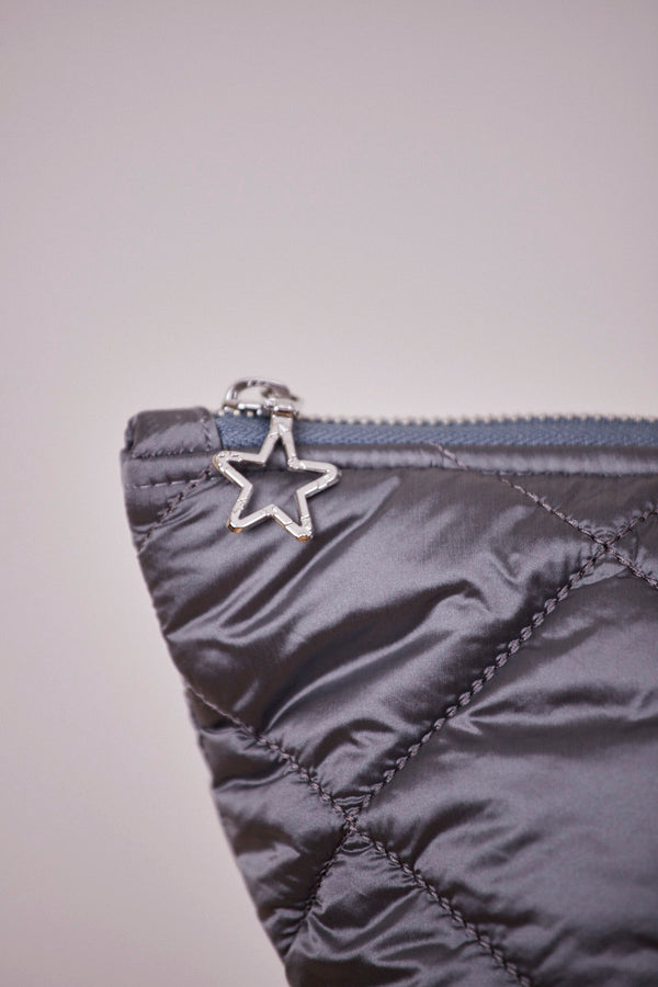 Gri Kapitone Shopping Bag (Gri Askılı)