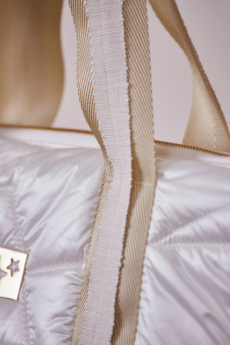 İnci Beyaz Shopping Bag (Krem Askılı)