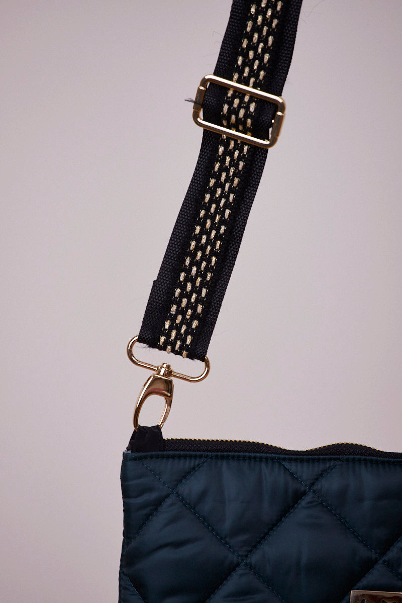 Yeşil Kapitone Çapraz Çanta