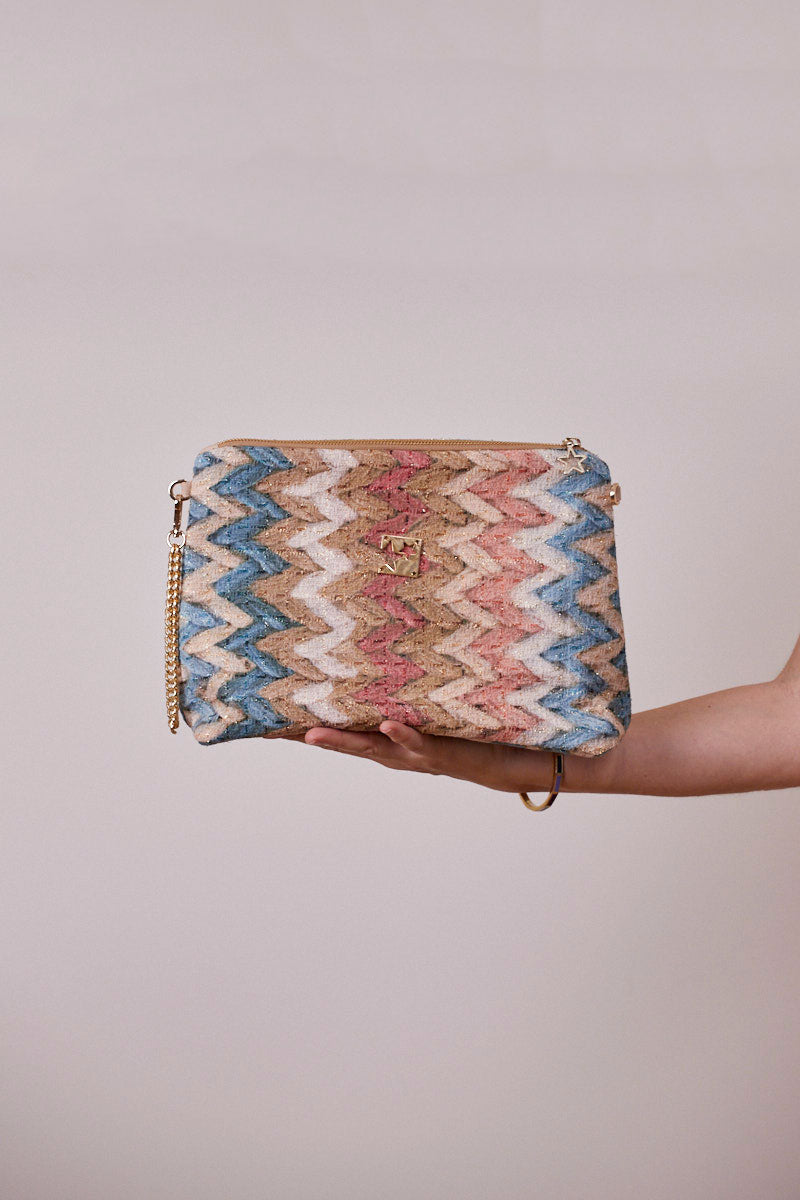 Renkli Pırıltılı Portföy Çanta  (Çapraz Askılı)