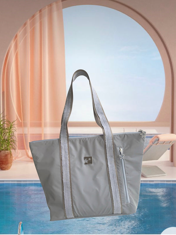 Gümüş Gri Shopping Bag (3 renk)