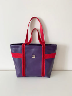 Marina Shopper Bag (Koyu mor Kırmızı)